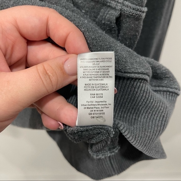 Free People Movement Gray Believer Sweat Hoodie Lace-Up Athleisure Small - Picture 8 of 15